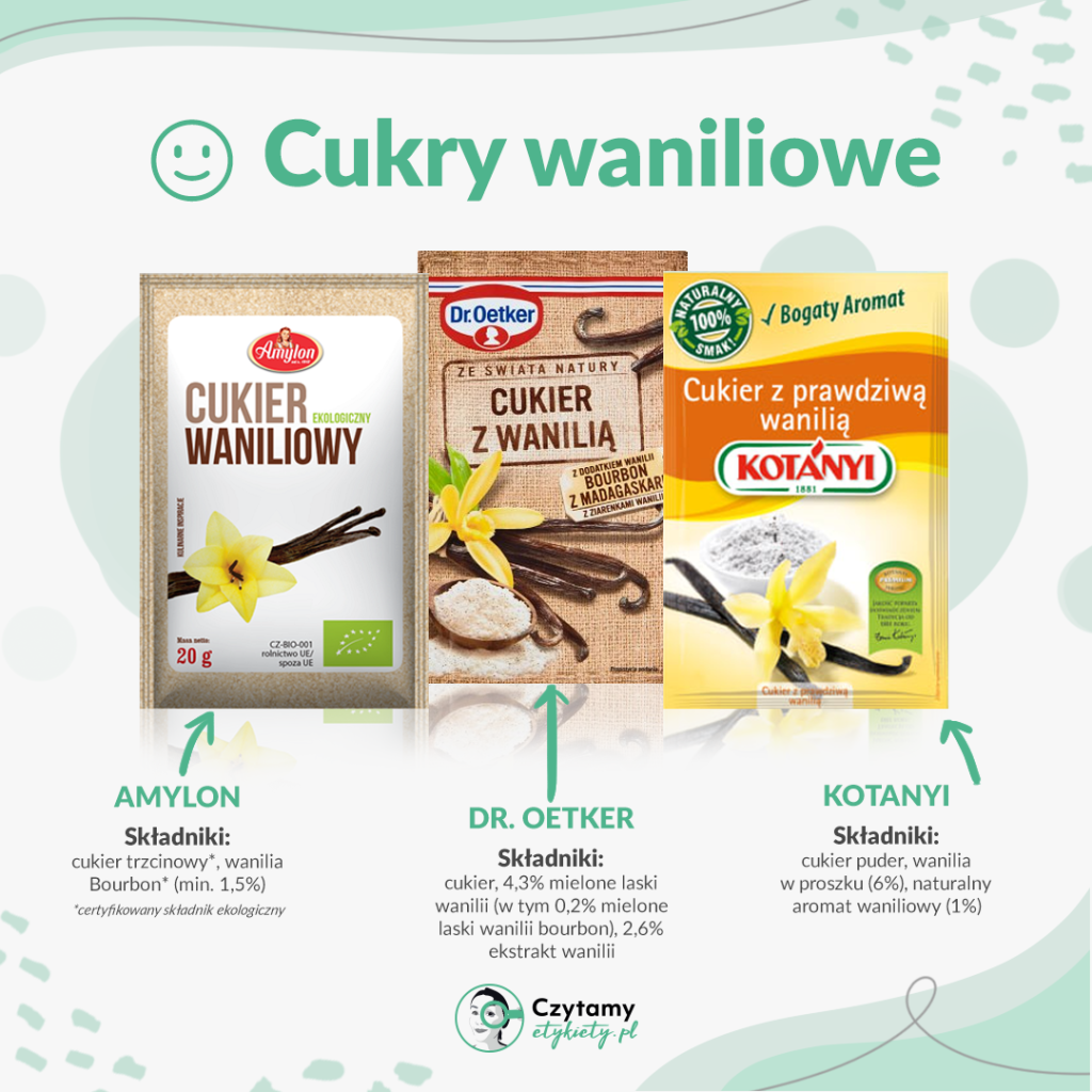 Cukier waniliowy a wanilinowy - jakie są różnice?