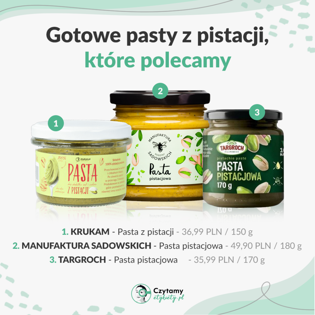 najlepsza pasta pistacjowa